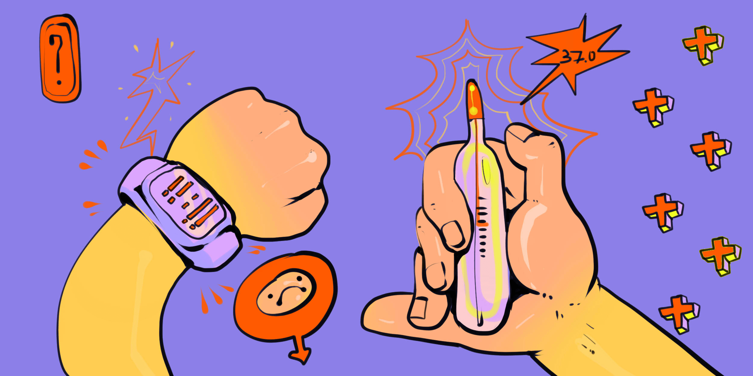 Почему держится температура около 37 °C и как понять её причины