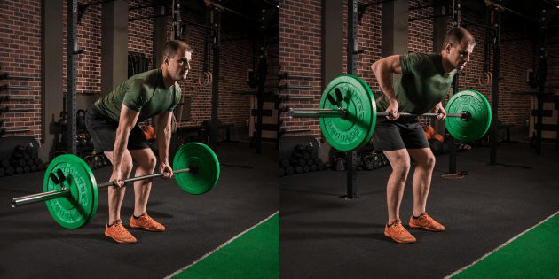 Pull-Up Training: Bent-Over Barbell Row