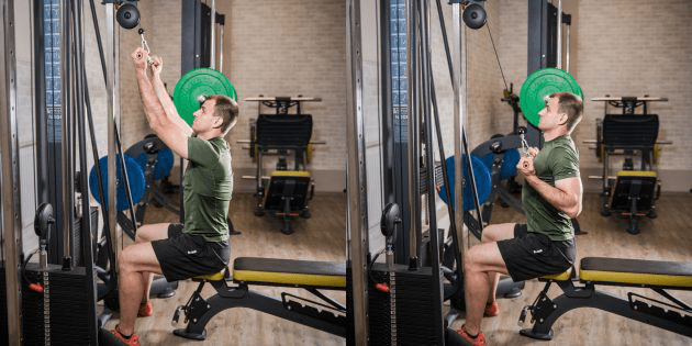 Pull-Up Training: Lat Pulldown to Chest