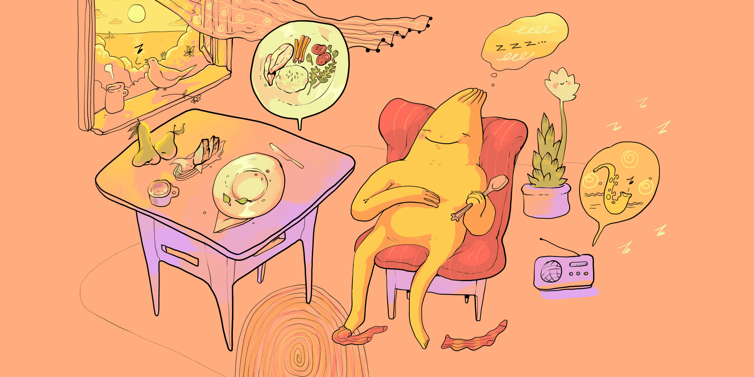 Почему возникает сонливость после еды и как с этим справиться