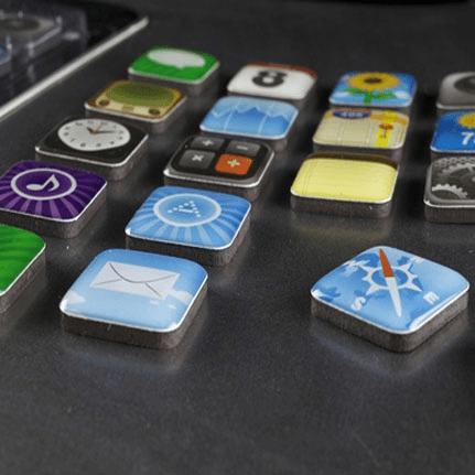 Магниты с иконками Apple