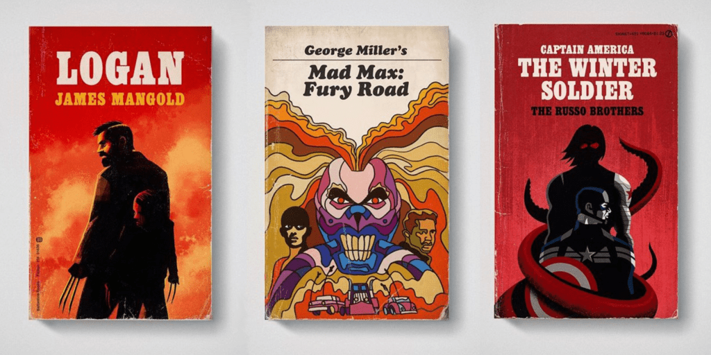 Современные фильмы в образе классических книг: 25 вдохновляющих обложек