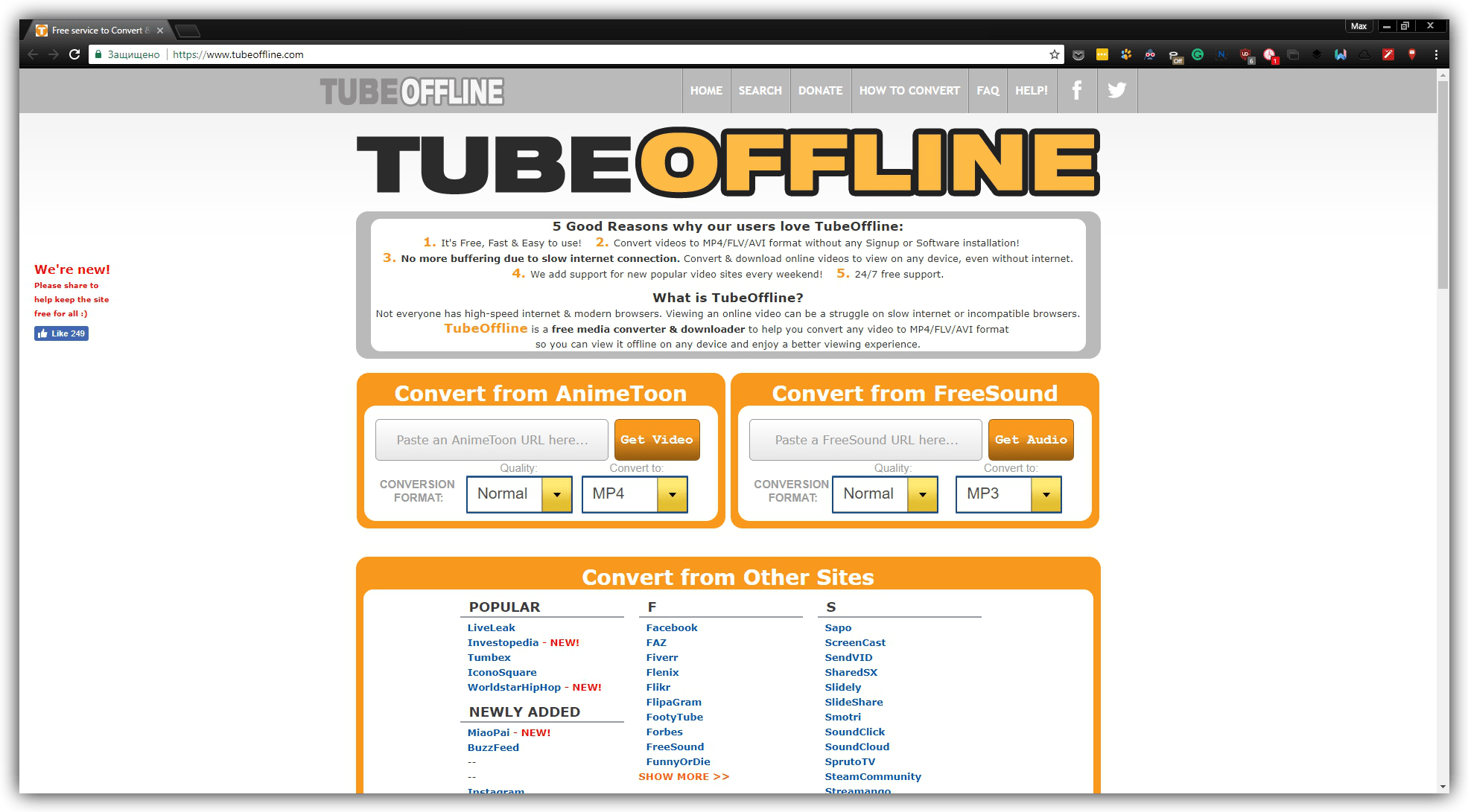 Download videos from almost any website with TubeOffline