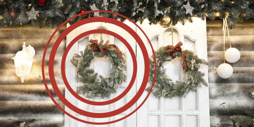 Can You Spot the Unique Christmas Wreath? Test Your Attention to Detail!