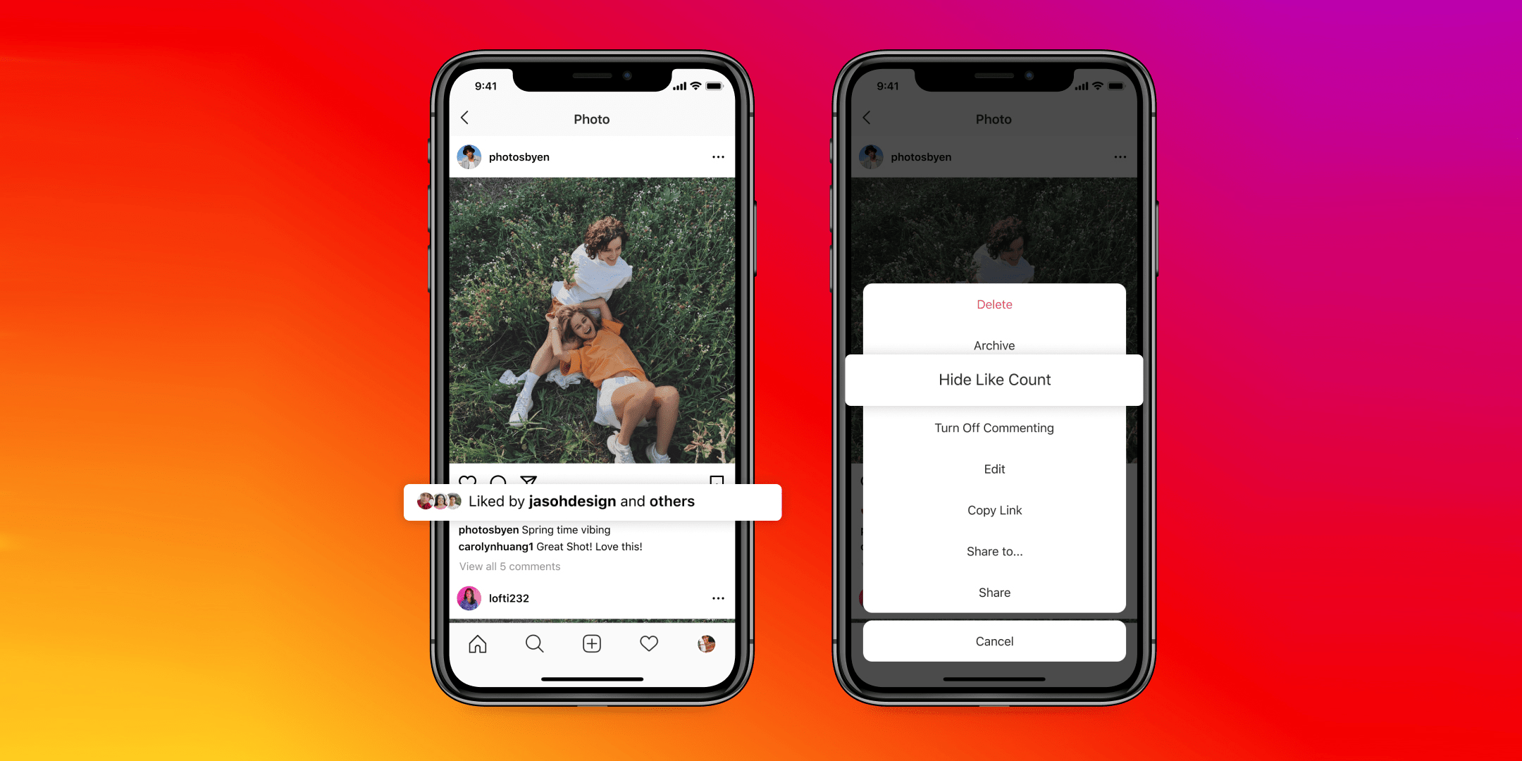 Instagram va Facebook foydalanuvchilarga layklar sonini yashirish imkonini berdi