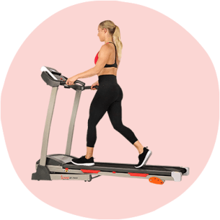 Sunny Health and Fitness Folding Treadmill