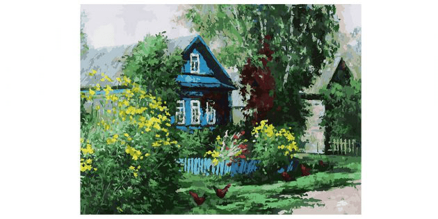 Уютный деревенский домик