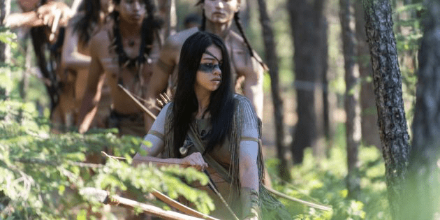 Кадр из фильма «Добыча» 2022 года — приквела «Хищника