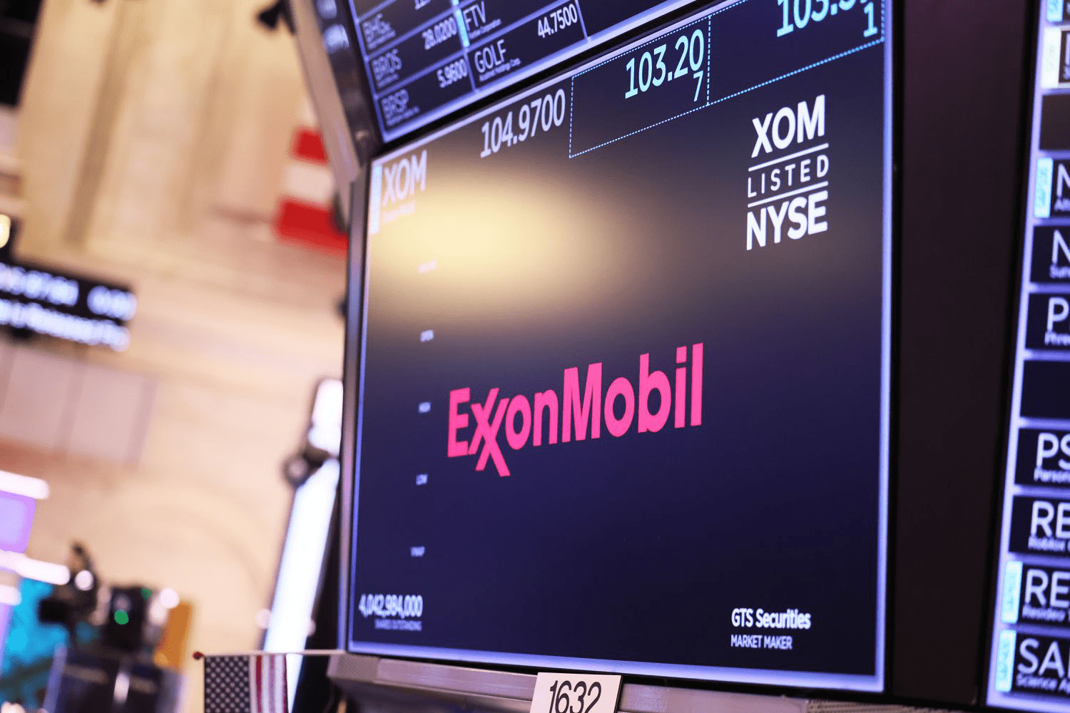 Падение акций Exxon Mobil на фоне снижения прибыли и цен на газ