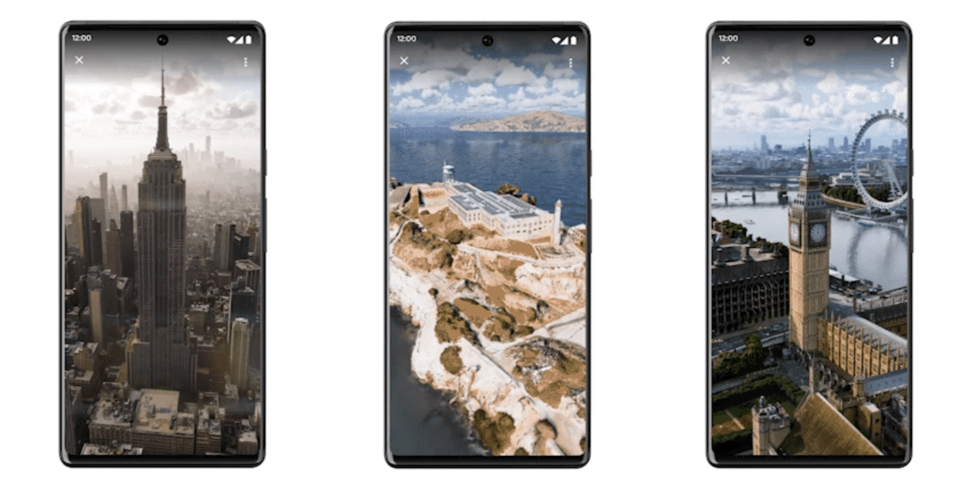 Google Maps Aerial View of Landmarks