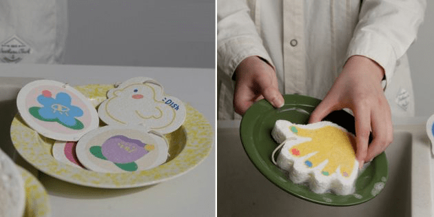 Креативная губка для посуды Креативная губка для посуды