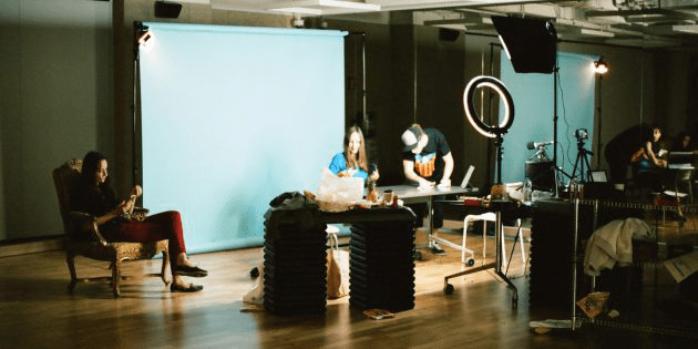 Filming at Tinkoff Journal