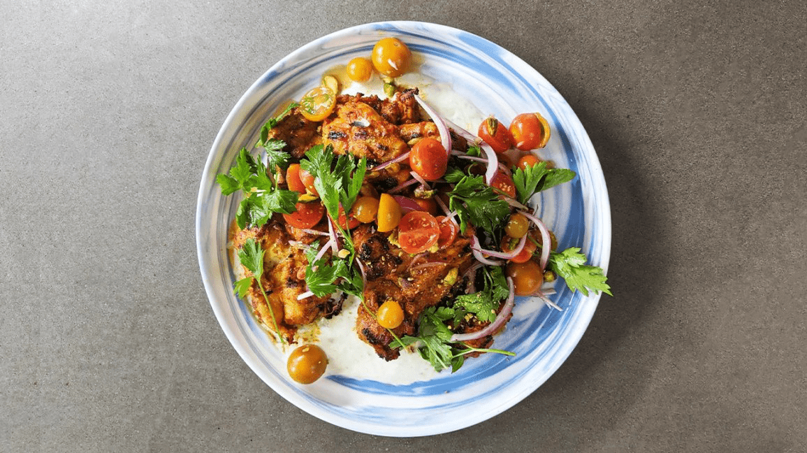 Куриная шаурма на гриле