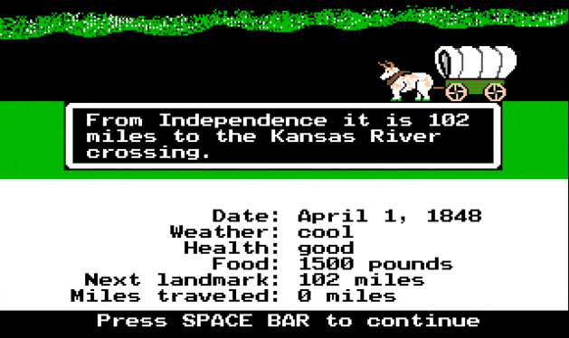 Oregon Trail DOS Oregon Trail DOS