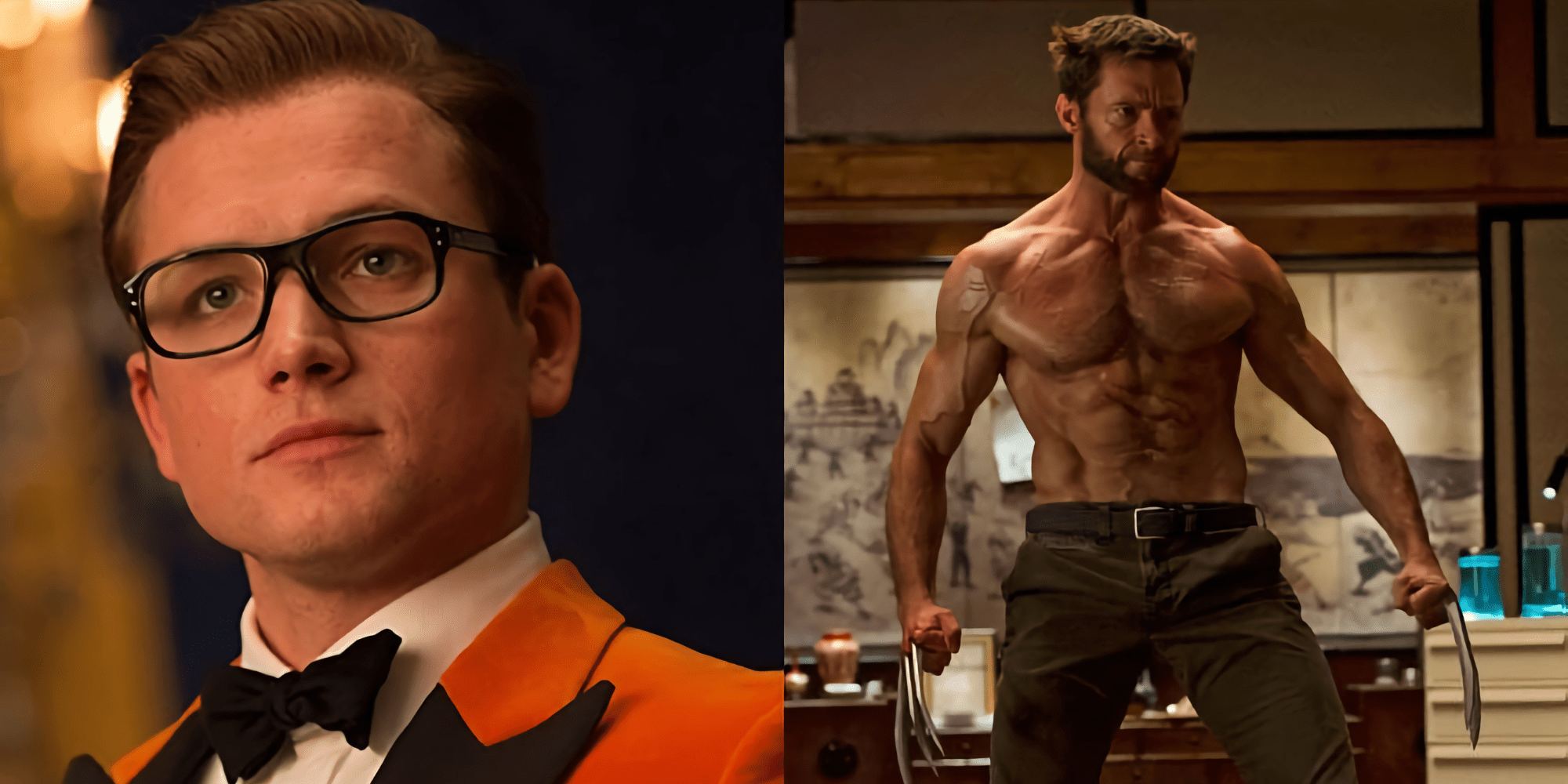 Кадры из фильмов 'Kingsman: Золотое кольцо' и 'Росомаха: Бессмертный'