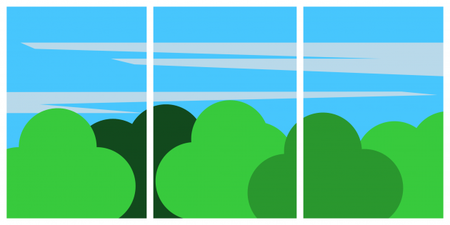 Современный дом: парк