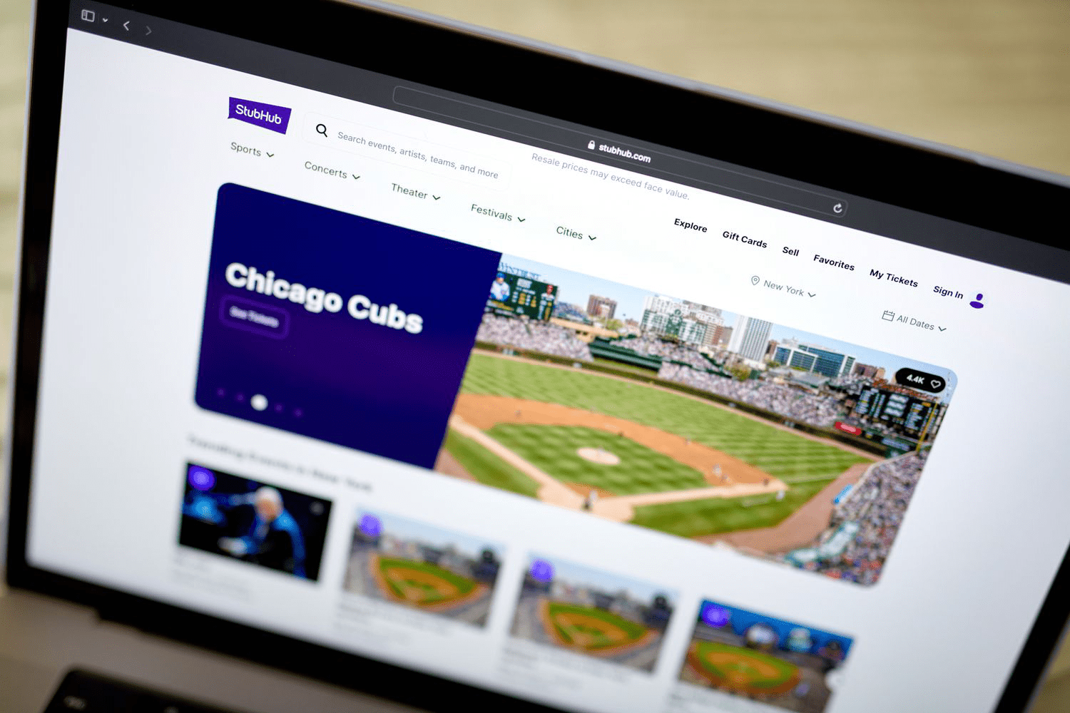 StubHub откладывает выход на рынок из-за нестабильной ситуации