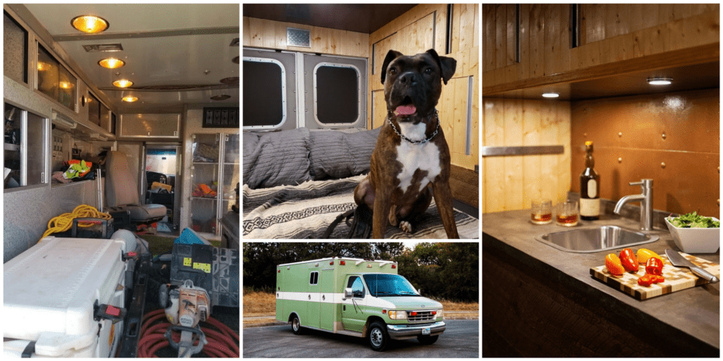 Transforming an Old Ambulance into a Cozy Mobile Home: A Creative American's Journey