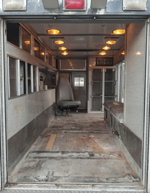 Preparing the vehicle for renovation