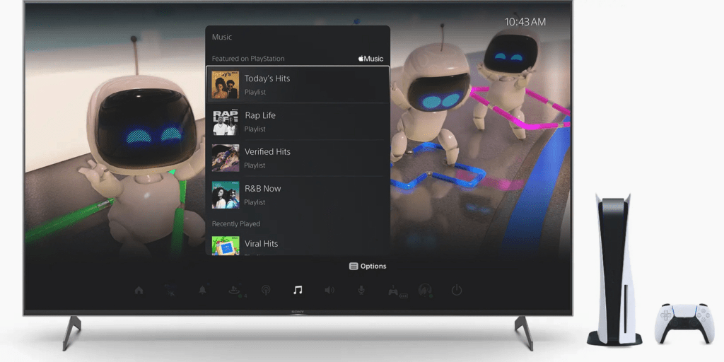 Apple Music App Now Available on PlayStation 5