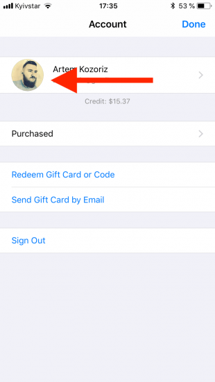 iTunes obunalari haqida ma'lumot