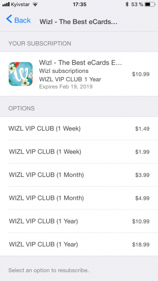 iTunes obunalari ro‘yxati