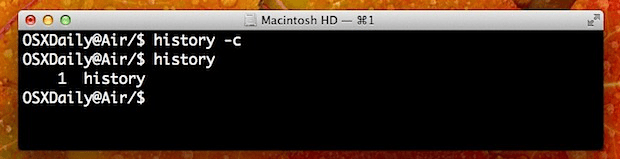 Эффективные способы очистки истории командной строки в macOS