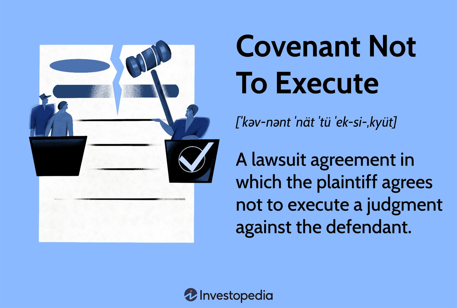 Как работает соглашение о незаставлении к исполнению судебного решения