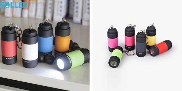 USB Rechargeable Keychain Flashlight