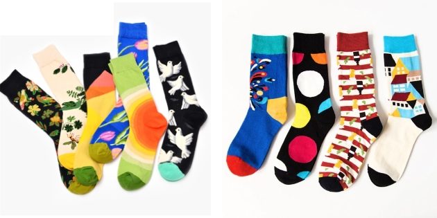 Vibrant Printed Socks