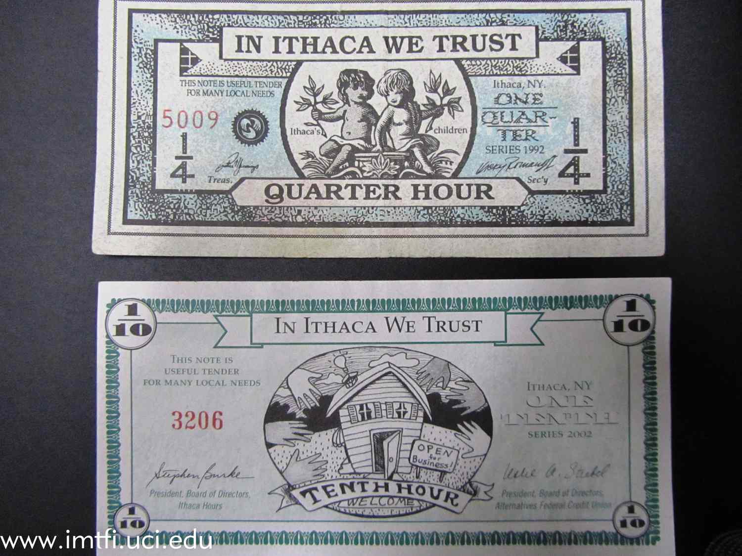 Ithaca Hours Local Currency