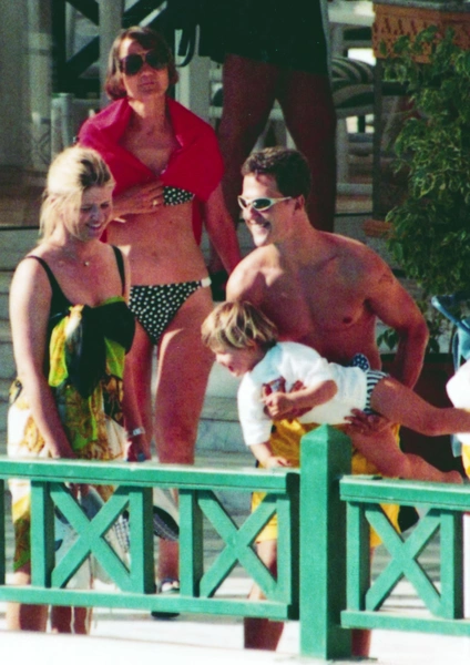 Corinna and Michael Schumacher