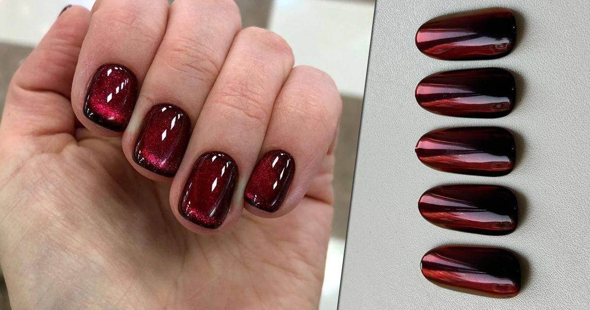 Яркие идеи бордового маникюра для стильной осени