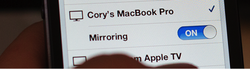 iPhone ekranini Mac’ga uzatish