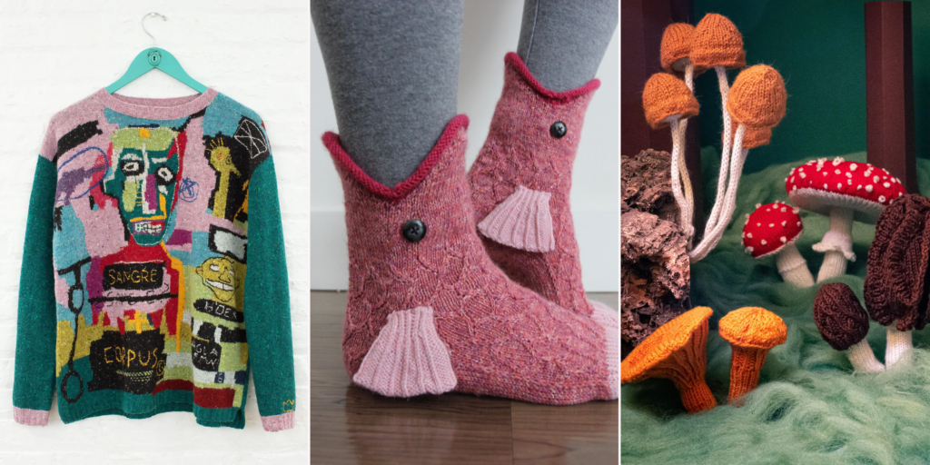 Уникальные вязаные творения: от стильных свитеров до оригинальных пледов
