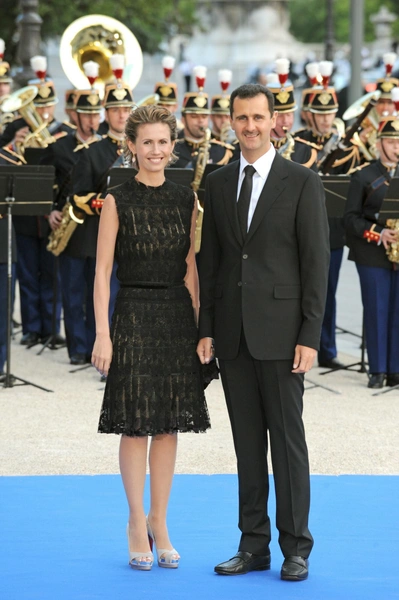 Asma and Bashar Assad