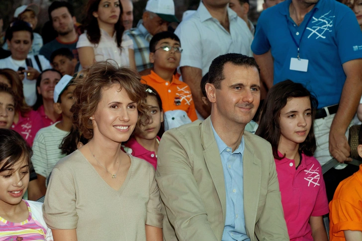 Asma and Bashar Assad