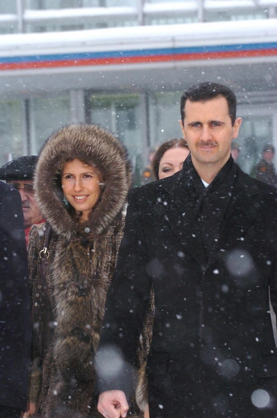 Asma and Bashar Assad