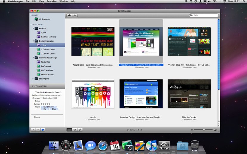 Приложение для создания скриншотов LittleSnapper