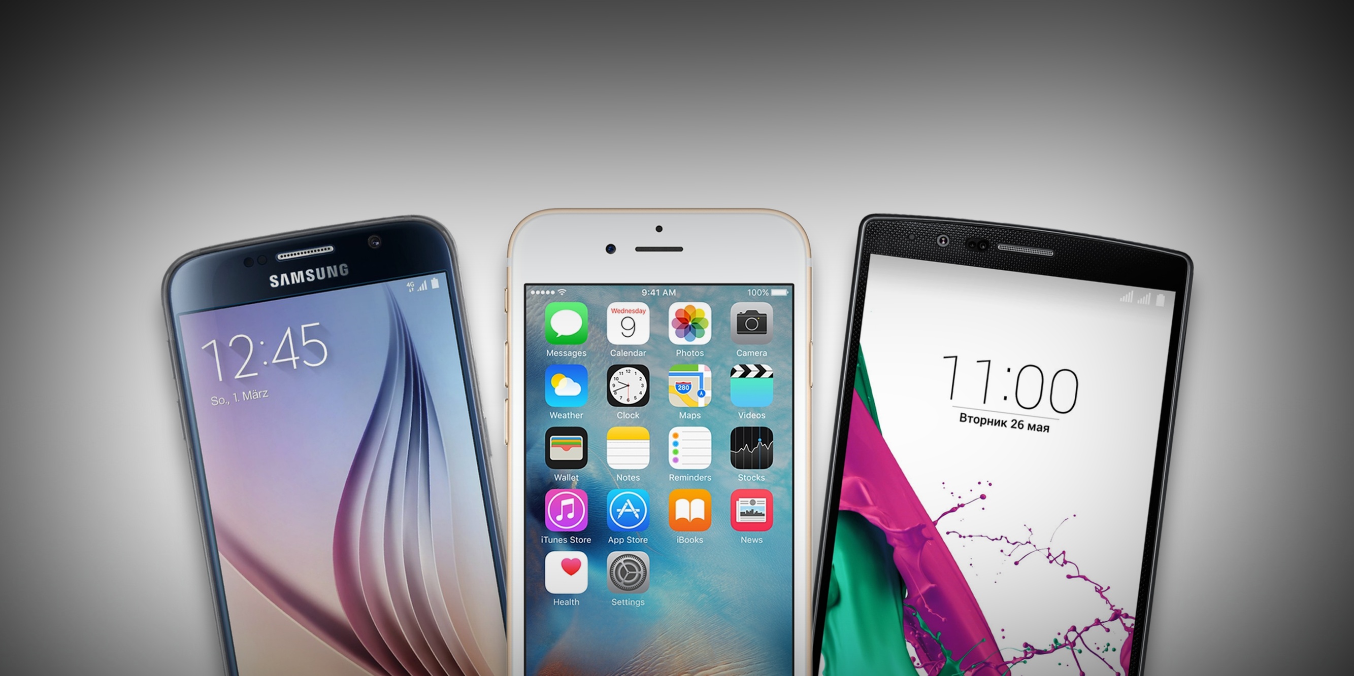 Уникальное сравнение: iPhone 6s против лидеров Samsung и LG