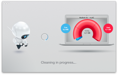 Анимация очистки памяти