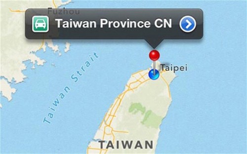 Taiwan Challenges Apple Maps Over Controversial Map Labeling