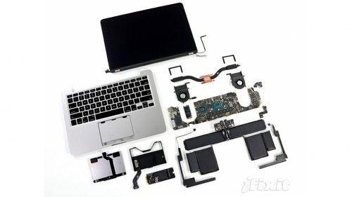 MacBook Pro 13 Retina: iFixit’ning ta’mirlash sirlari ochildi