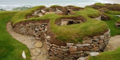The world's first seated toilet