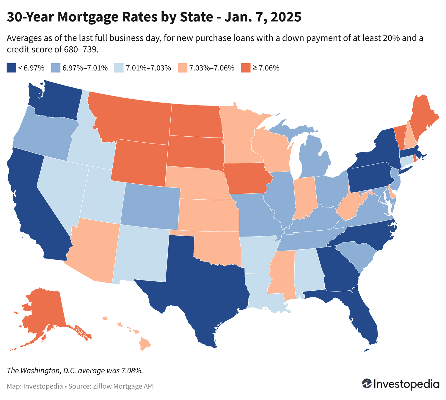Explore Today’s Lowest 30-Year Mortgage Rates Across U.S. States