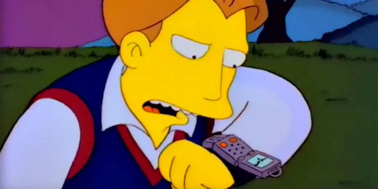 Smartwatch in The Simpsons