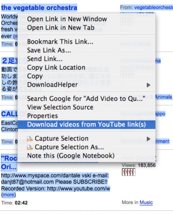 DownloadHelper: Effortlessly Download Videos from YouTube and Various Media Files from Multiple Websites (Mozilla Firefox)