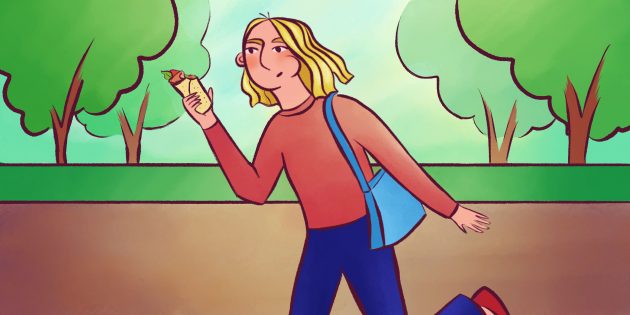 Правильное питание: не ешьте на ходу