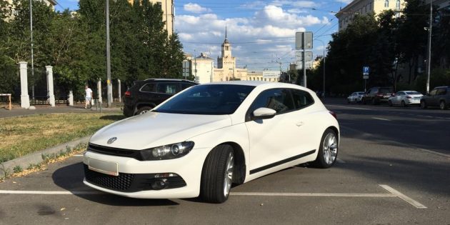 Наш Volkswagen Scirocco в Москве