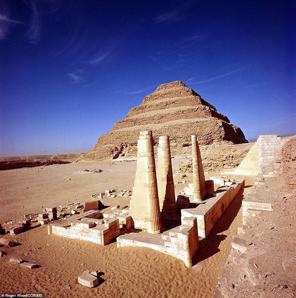Step Pyramid of Djoser near the discovery site